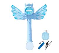 Juego de de Burbujas LED: máquina de Burbujas de jabón de 8,86 Pulgadas, soplador de música eléctrico, Accesorios Coloridos para Disfraces de Juguetes para niños, Dispositivo mágico para Evento