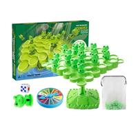 Juego de de Familia genérico - 5,12 Pulgadas Frog Balance Game | Educational Tabletop Toy - ABS Balancing Tree Game for Parent Child Interaction Home Travel Parties and Learning Play
