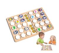 Juego de de Memoria, de | Juego de de Memoria de Madera | Coincidencia de Actividades de colección de estrategias de de Madera educativa para niños