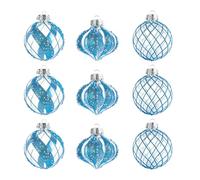 Juego De De Navidad - 9 Piezas Decoraciones De Temporada Transparentes,Decoraciones De Esferas - para Hogar Escuela Restaurante Centro Comercial Boda Cumpleaños Reunión Familiar