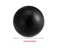 Juego de de Perilla de Bola de Plástico Duradero Universal para Máquinas Herramientas 10 Uds Rojo/negro AM5x16 AM6 * 20 AM6 * 25 AM8 * 25 (AM8*)
