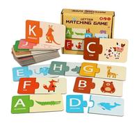 Juego de de reconocimiento de letras autocorrectoras | Juguete educativo de tarjetas flash | para niños y niñas preescolares, guardería, aula de educación en casa