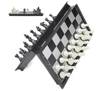 Juego de de Viaje - Juego de magnético de Viaje - Juego de Damas educativas para Niveles de casa al Aire Libre Camping