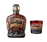 Juego de decantador de whisky americano del 250 aniversario con diseños patrióticos para coleccionistas y entusiastas de la historia, artículos de bar del Día de la Independencia