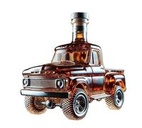 Juego de decantador de whisky con 2 vasos, botella de cristal de 850 ml para bourbon, escocés, ron, regalo único para hombres, papá, marido, ideal para bodas y aniversarios