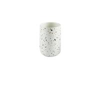 Juego De Decoración Baño, Cerámica, Botella Emulsión, Vaso for Hacer Gárgaras, Jabonera, Materiales Arte(White cup1)