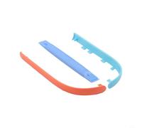 Juego de decoración de 2 asas para Nintendo Switch para controladores izquierdo y derecho que soportan interacción ergonómica e identidad visual (izquierdo rojo derecho azul)