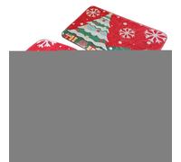 Juego de decoración de baño de Navidad, cubierta de tapa de inodoro, alfombra de baño de Navidad, absorción de agua, antideslizante, almohadillas para el suelo para invierno, vacaciones, dormitorio