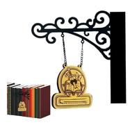 Juego de decoración de Halloween - Ferro Legno 21 x 19 cm | Halloween Slingers Per Voordeur, Decorazione Per Angolo Lettura Peř Uomo | en Garganelli Maker Donna, alloween Peř Mensole