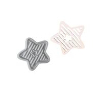 Juego de decoración de marco de estrella de calidad segura para celebración, soportes de velas que brillan, textura detallada, diseños de liberación simples, seguro