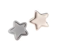 Juego de decoración de marco de estrella de calidad segura para celebración, soportes de velas que brillan, textura detallada, diseños de liberación simples, seguro