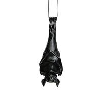 Juego de decoración de murciélago, de terror de resina, figura de murciélago , acento de pared de Halloween, decoración de noche espeluznante, para exhibición de árbol de ventana de casa