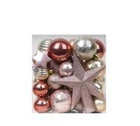 Juego de decoración navideña de oro y 15 cm, lo que permite festividades ideales para las festividades de Navidad. Características: Hay una amplia variedad de bolas decorativas disponibles para elegir