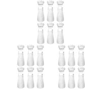 Juego de delantal y gorro de chef de 36 piezas, delantal ajustable para niños con bolsillos