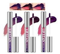 Juego de delineador de labios extraíble de Yibaby de 3 colores, exfoliante de manchas de labios, color marrón mate, tatuaje pigmentado, manchas de labios de larga duración