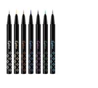 Juego de delineador de ojos - 7 colores brillante perla impermeable líquido Eyeliner Kit, colección de lápices de maquillaje resistente a los golpes, de belleza de ojos de alto brillo | Kit de