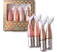 Juego de delineador de ojos con purpurina líquida de 4 colores, resistente al agua, duradero, brillante, colorido, juego de maquillaje (02B)