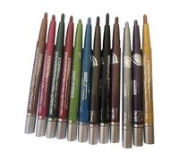 Juego de delineador de ojos de 12 colores: sombras de ojos de larga duración, kit de lápiz de delineador de ojos impermeable y delineador de ojos mate, delineador de ojos de metal, accesorios de