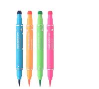 Juego de delineador de ojos Stamp - Lápiz líquido impermeable de doble punta, herramienta de maquillaje de precisión a prueba de manchas | Kit de colores de 4 Uds., 4ml, diseño duradero, Ideal para pr