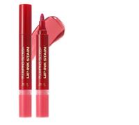 Juego de delineador y para labios: dúo hidratante de alto brillo, tinte labial con brillo transparente rico en humedad, lápiz de contorno de labios definitorio mate, kit de bálsamo labial