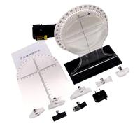 Juego de demostración de óptica educativa que muestra la propagación de la luz, refracción de reflexión para aula, escuela, laboratorios de ciencias, experimento de física escolar