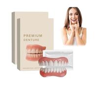 Juego de dentadura completa personalizada 2025, juego de prótesis de, dientes de aspecto natural, impermeable y ligero, ajuste cómodo para el uso diario, juego completo de dentadura