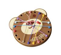 Juego de desafío de cuerda, juguete interactivo de clasificación para fiestas, juego de mesa estratégica | idea de regalo para Navidad, cumpleaños y desafío para padres hijos a partir de 3 años