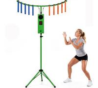 Juego de desafío de palos reflectantes, juego arcade de atrapar palos - Máquina de entrenamiento de coordinación mano-ojo | 10 lanzamientos de palos, 5 velocidades, 6 niveles, sonido LED Green