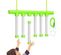 Juego De Desafío De Reflejos De Velocidad Ajustable con 3 Barras De Reacción Iluminadas, Entrenador De Coordinación -Mano | Juego De Caída De Palos, Desafío Drop Catch Win, Juego Divertido para Ent