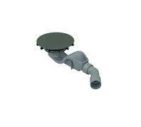 Juego de desagüe BetteAir 50, lateral, caudal de desagüe 0,6 l/s, con antideslizante Pro, B525-404AY, Color: Grafito mate