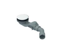Juego de desagüe BetteSolid 30, lateral, caudal de desagüe 0,6 l/s, con BetteAntiSlip Pro, B597-000AY, Color: Blanco