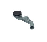 Juego de desagüe BetteSolid 30, lateral, caudal de desagüe 0,6 l/s, con BetteAntiSlip Pro, B597-403AY, Color: humear