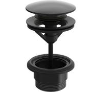 Juego de desagüe HANSA, Juego de desagüe Push-Open, negro mate, 0764010033