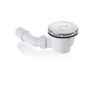 Juego de desagüe HÜPPE EasyFlat, plano, altura de montaje 53 mm, sin tapa de desagüe, para plato de ducha EasyFlat, 200373000