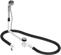 Juego de desagüe y rebosadero de Duravit Quadroval 792208, cromado, 792208000001000