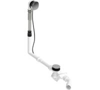 Juego de desagüe y rebosadero de Duravit Quadroval 792216, cromado, 792216000001000