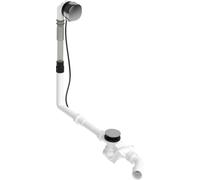 Juego de desagüe y rebosadero de Duravit Quadroval 792217, cromado, 792217000001000
