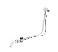 Juego de desagüe y rebosadero LAUFEN, con función de entrada de bañera, para bañera, para Il Bagno Alessi/Palomba/Pro S, H2951492610001, Color: Blanco brillante