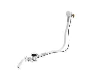 Juego de desagüe y rebosadero LAUFEN, con función de entrada de bañera, para bañera, para Il Bagno Alessi/Palomba/Pro S, H2951492610001, Color: Blanco brillante