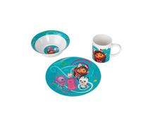 Juego de desayuno plato, cuenco y taza Gabby's Dollhouse