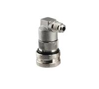 Juego de desconexión de bloqueo de bola MFL de 1/4 "Barb y 1/4" de acero inoxidable, Conector de barril de cerveza casera de Gas y líquido, dispensador de barriles cursi(Thread Liquid)