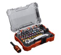 Juego De Destornillador De Carraca | 38 Piezas Juego de Destornilladores Imanado | Herramienta de Precisión con Mecanismo de Trinquete para Reparaciones en Coche Hogar Electricista