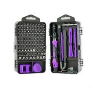 Juego de destornilladores 115 en 1, kit de reparación de precisión de aleación de acero con extensión telescópica, destornillador multibroca para electrónica, relojes, cámaras, teléfonos y