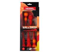 Juego De Destornilladores Aislados Con Mango De Bola 5PZ. Set No.2005PBU 2005PBU