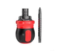 Juego de destornilladores ajustables, extensibles, magnéticos, de acero de alta calidad, doble cabeza, colección de 12 puntas para montaje electrónico y fijación de muebles, diseño compacto, color