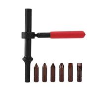 Juego de destornilladores con efecto de servicio, herramienta para quitar tornillos para mantenimiento de vehículos, incluye puntas PH1 PH2 PH3 PH4 SL8 SL10, herramienta para quitar pernos oxidados