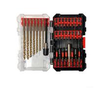 Juego de destornilladores de 31 piezas con puntas magnéticas fuertes, puntas de aleación con fosfatado negro para resistencia a la corrosión, estuche compacto para reparación del hogar y proyectos de