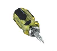 Juego de destornilladores de 4 vías, acero al cromo vanadio extraíble para reparación del hogar (6,3 x 85 mm)