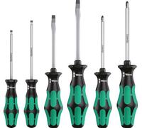 Juego De Destornilladores De 6 Piezas Wera Con Punta Láser Hexagonal Slotted/Pozidriv