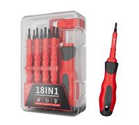 Juego de destornilladores de acero fuerte con mango antideslizante para mantenimiento de electrónica y reparaciones del hogar, juego de herramientas profesionales para electricistas